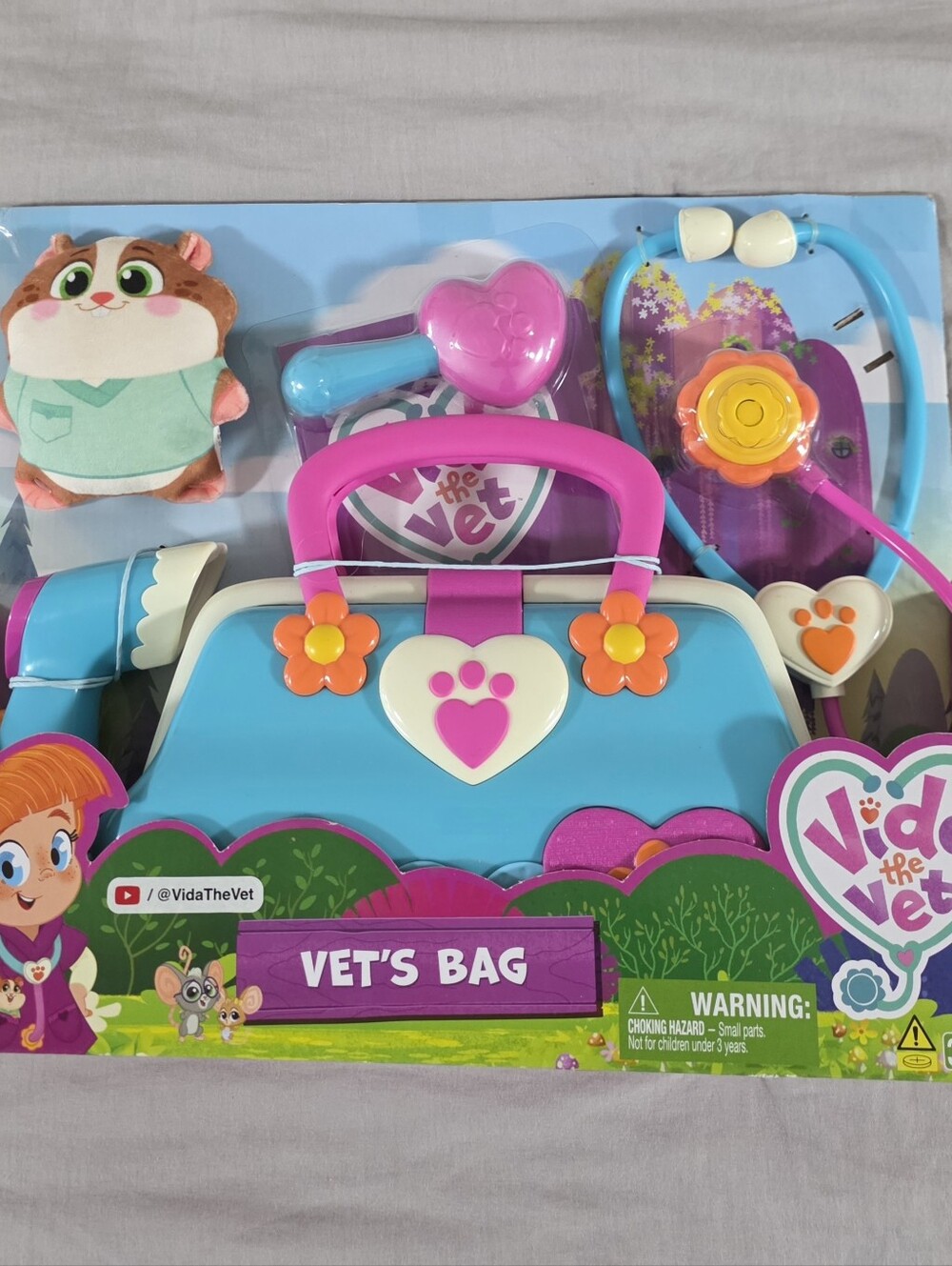 NEW Vida the Vet's Bag Pretend Play Medical Toy Set Spin Master
